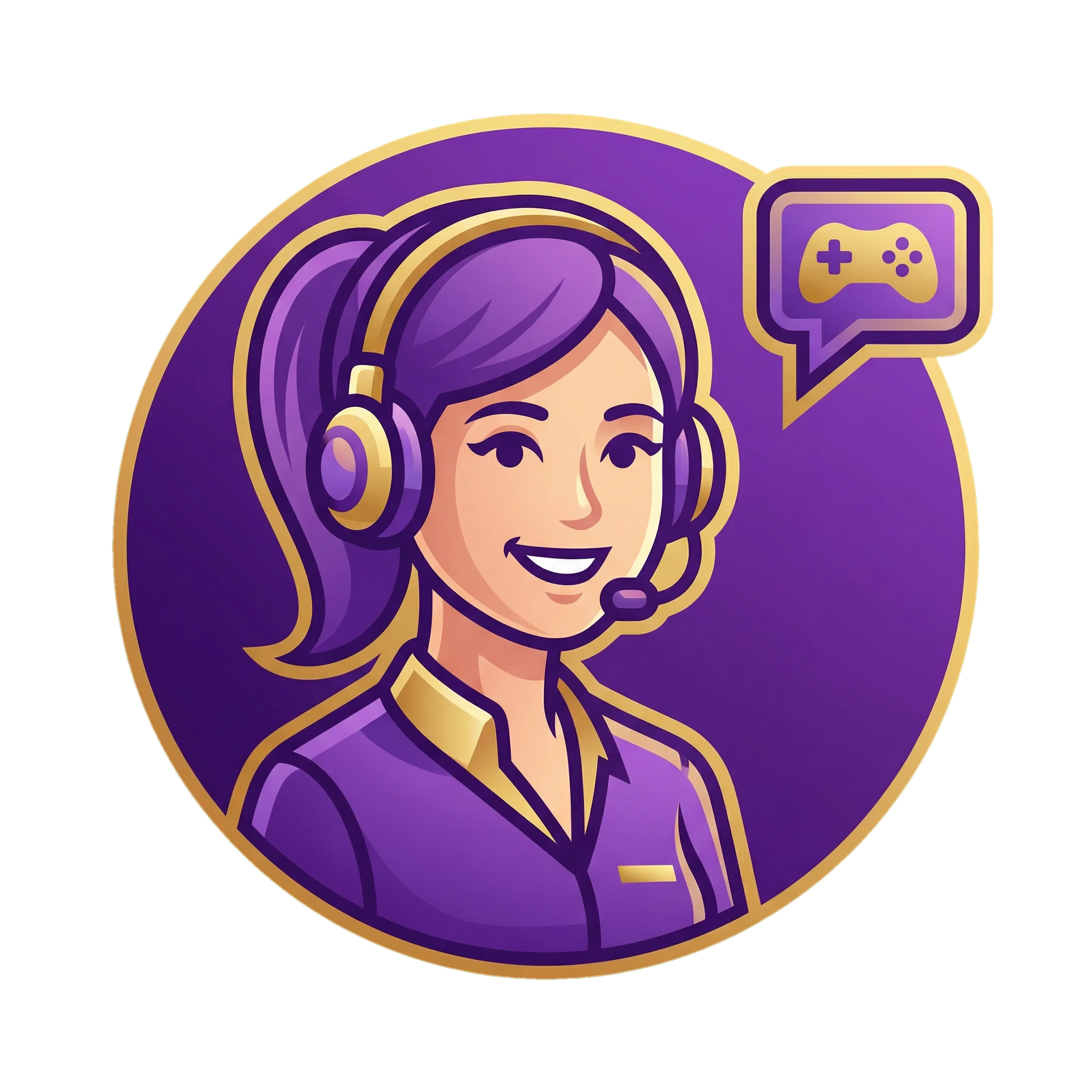 赏金女王专业客服团队图标